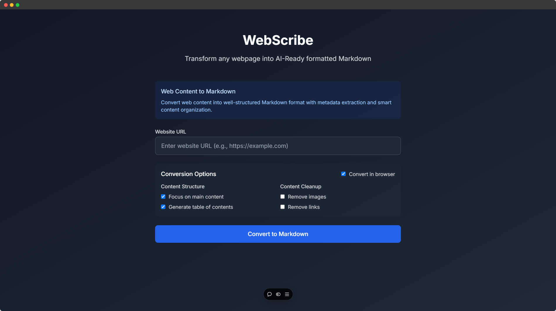 Web Scribe